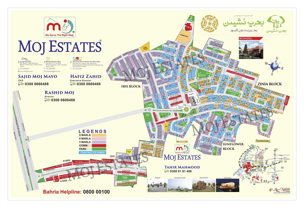 Bahria Nasheman Map