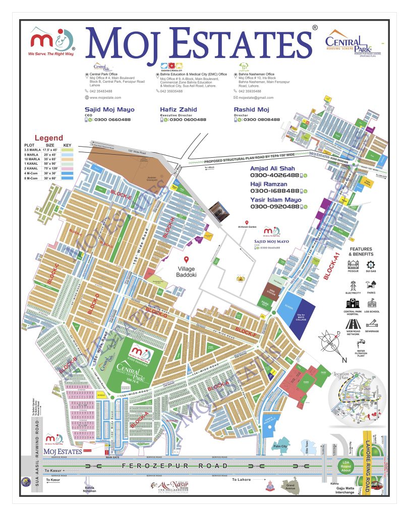 Central Park Map